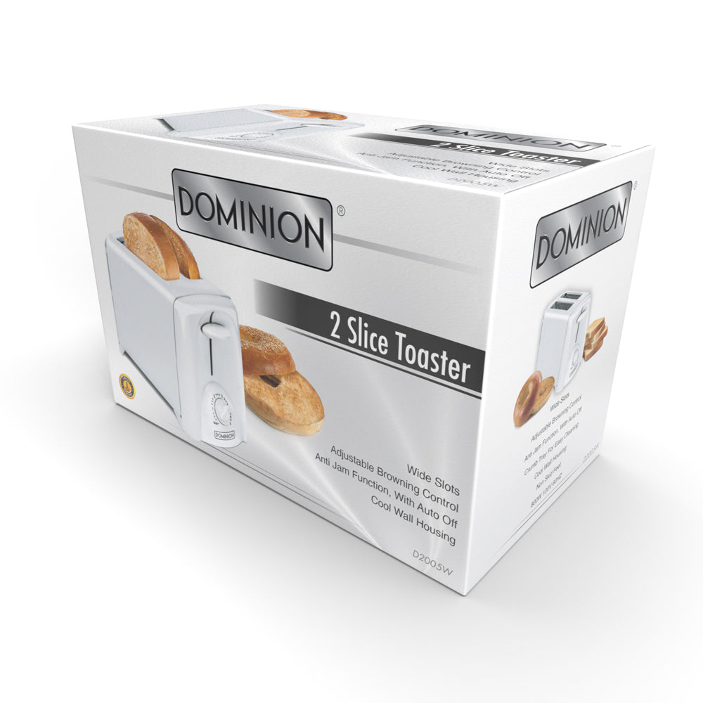 2 Slice Cool Touch Wide Slots Toasters – DOMINION